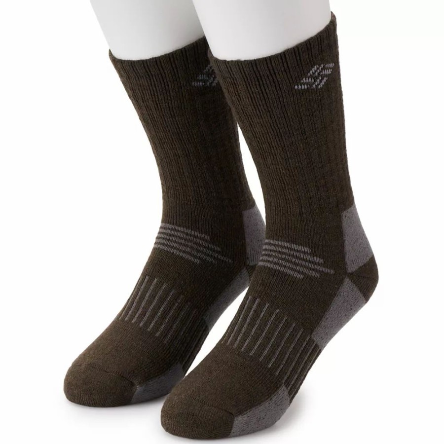 Socks & Hosiery * | Men'S Columbia 2-Pack Wool-Blend Socks