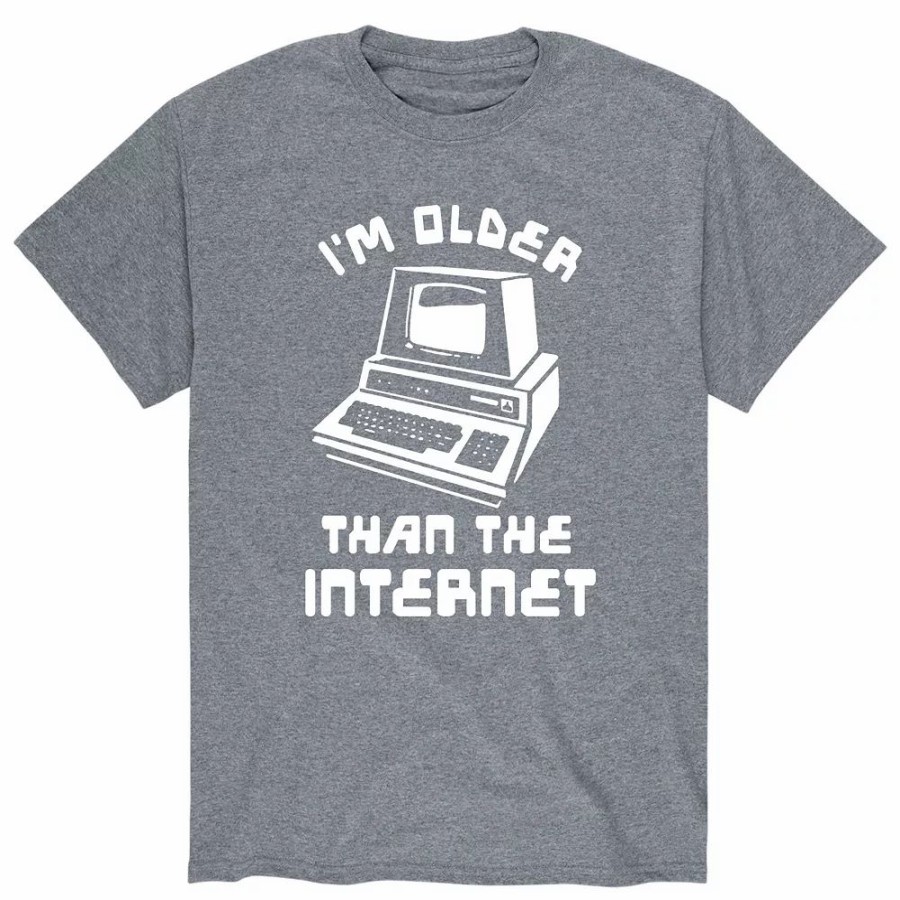 Tops * | Men'S Older Than Internet Tee