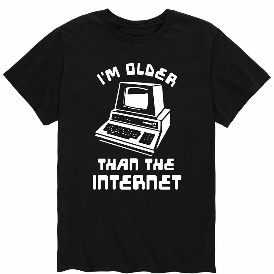 Tops * | Men'S Older Than Internet Tee