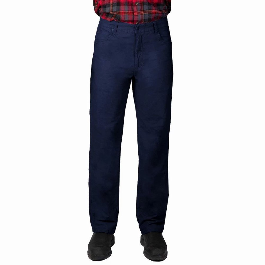 Bottoms * | Men'S Smith'S Workwear Stretch Fleece-Lined Canvas 5-Pocket Pants