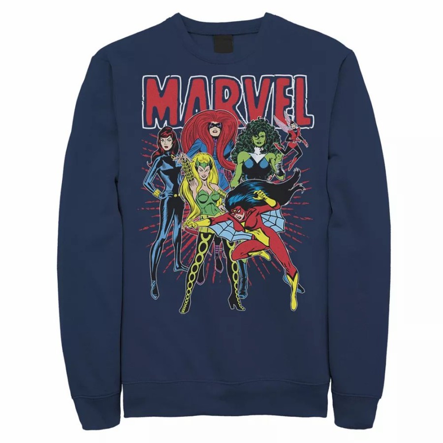 Tops * | Men'S Marvel Women Group Shot Sweatshirt