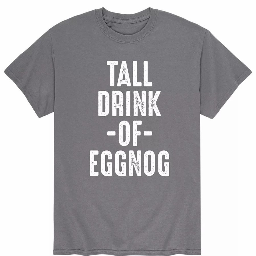 Tops * | Men'S Matching Tall Drink Of Eggnog Tee