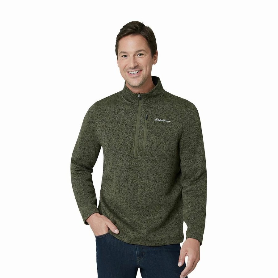 Tops * | Men'S Eddie Bauer Radiator Quarter Zip Pullover