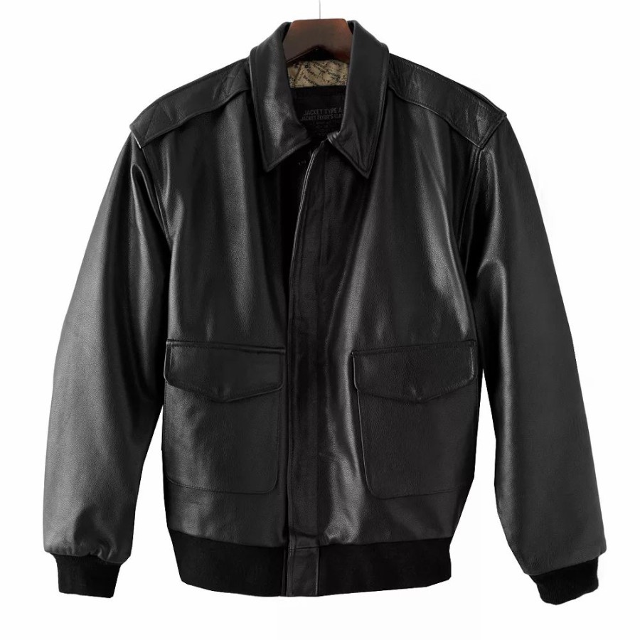 Outerwear * | Big & Tall Excelled A-2 Leather Bomber Jacket