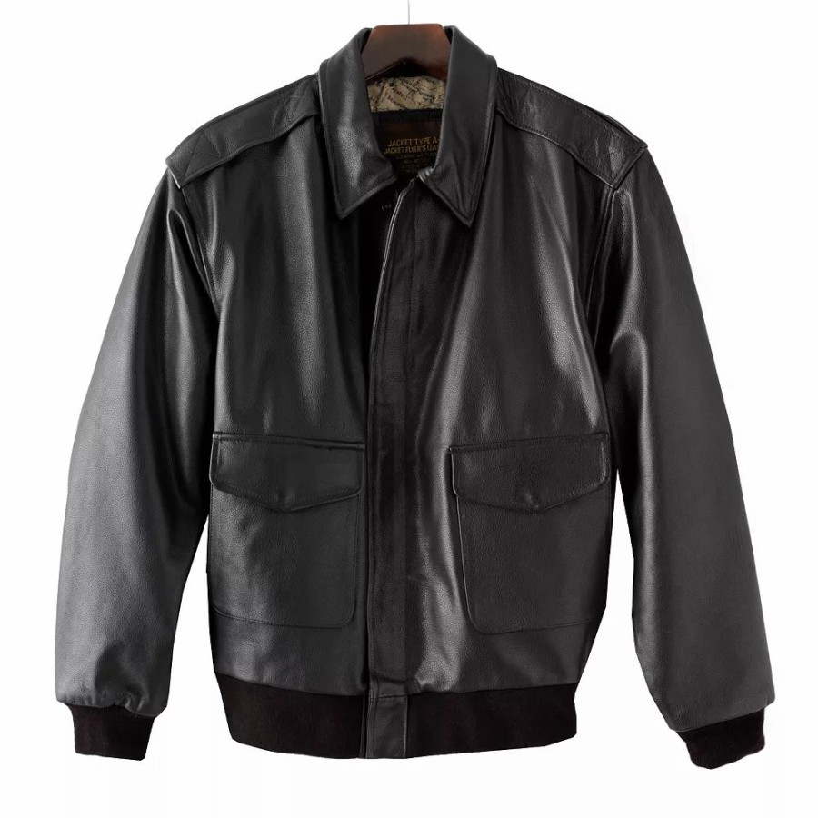 Outerwear * | Big & Tall Excelled A-2 Leather Bomber Jacket