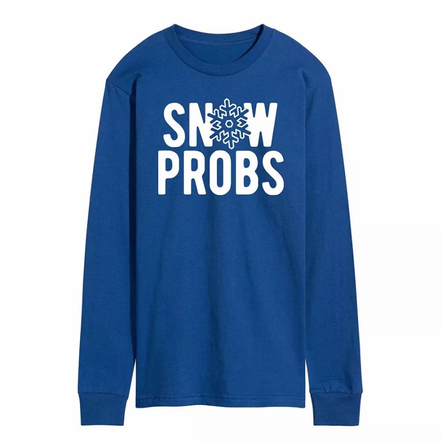 Tops * | Men'S Snow Probs Long Sleeve Tee