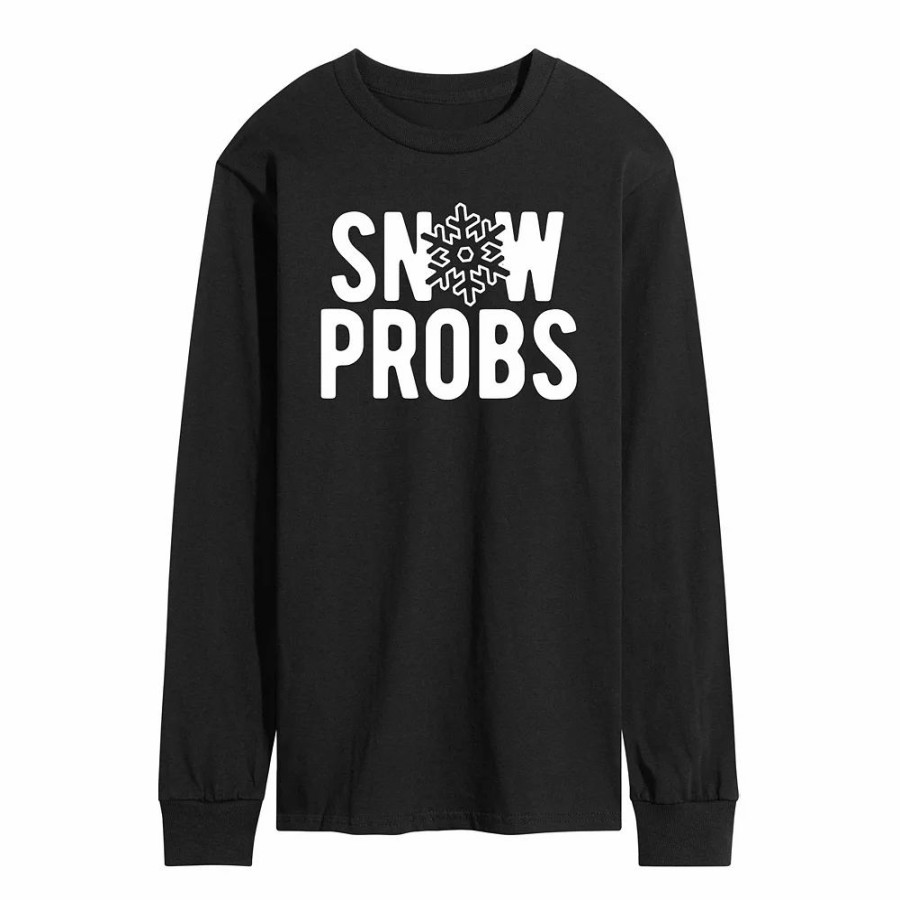 Tops * | Men'S Snow Probs Long Sleeve Tee