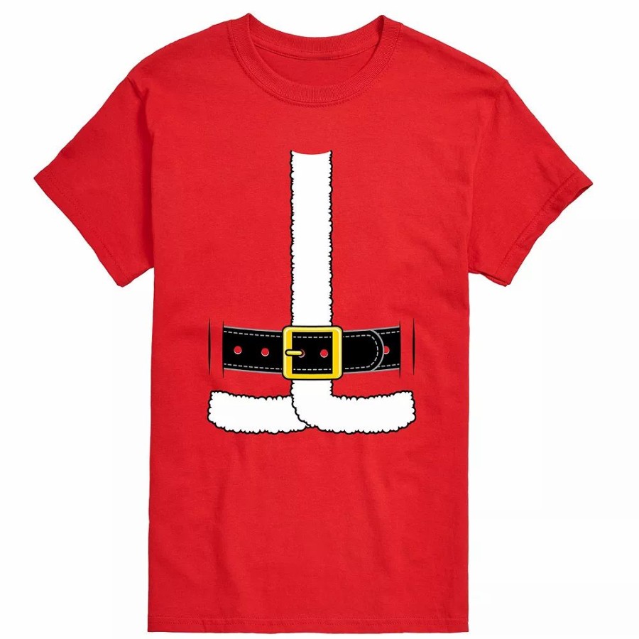 Tops * | Big & Tall Santa Claus Full Suit Tee