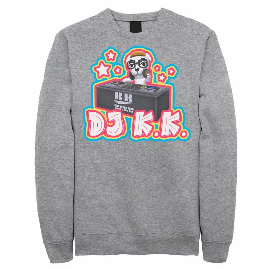 Tops * | Men'S Animal Crossing Dj K.K. Portrait Sweatshirt