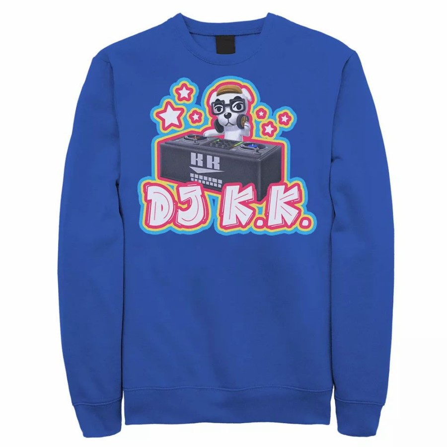 Tops * | Men'S Animal Crossing Dj K.K. Portrait Sweatshirt