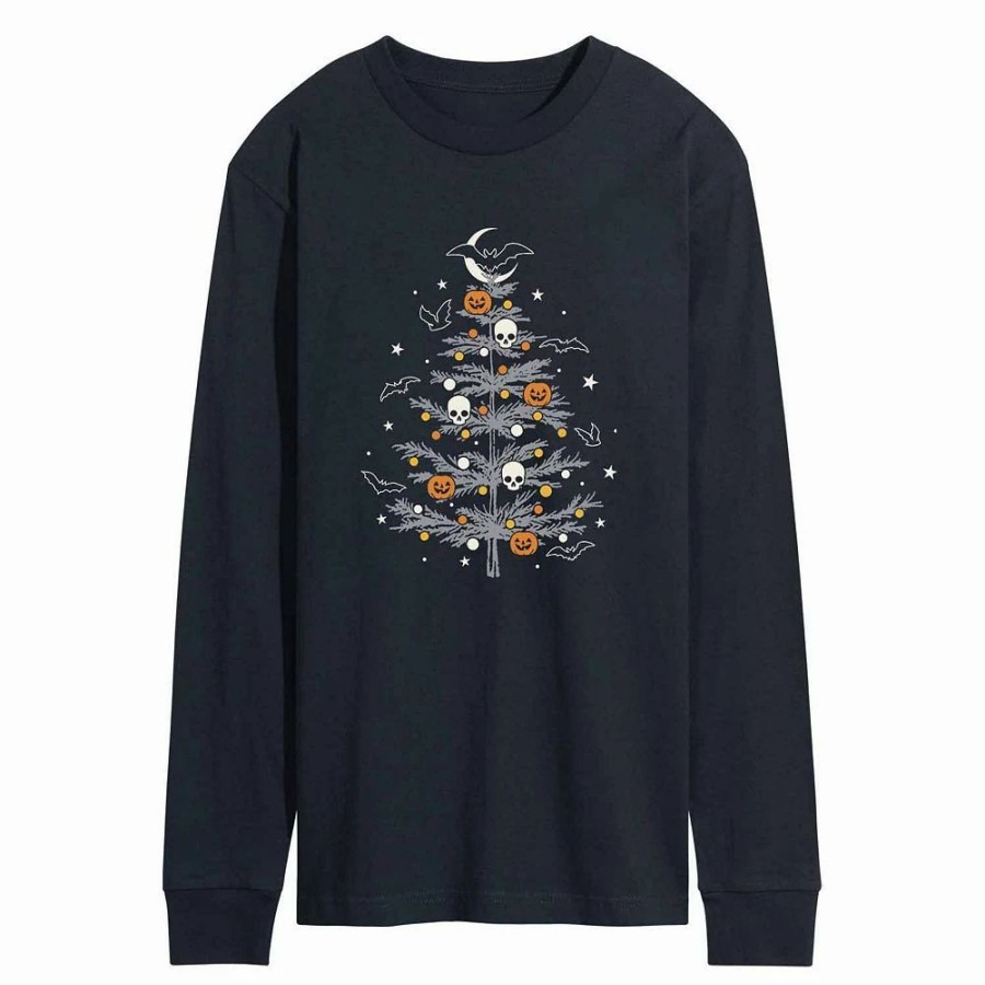 Tops * | Men'S Halloween Christmas Tree Tee