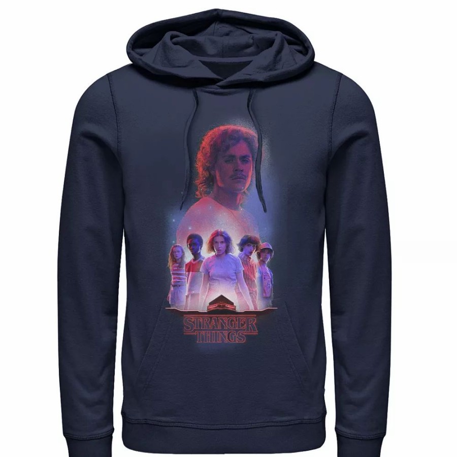 Tops * | Men'S Netflix Stranger Things Billy Group Shot Hoodie