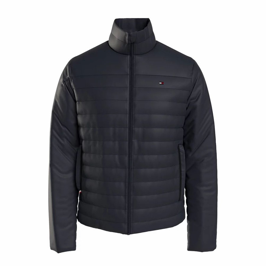 Outerwear * | Men'S Tommy Hilfiger Packable Insulated Jacket Navy