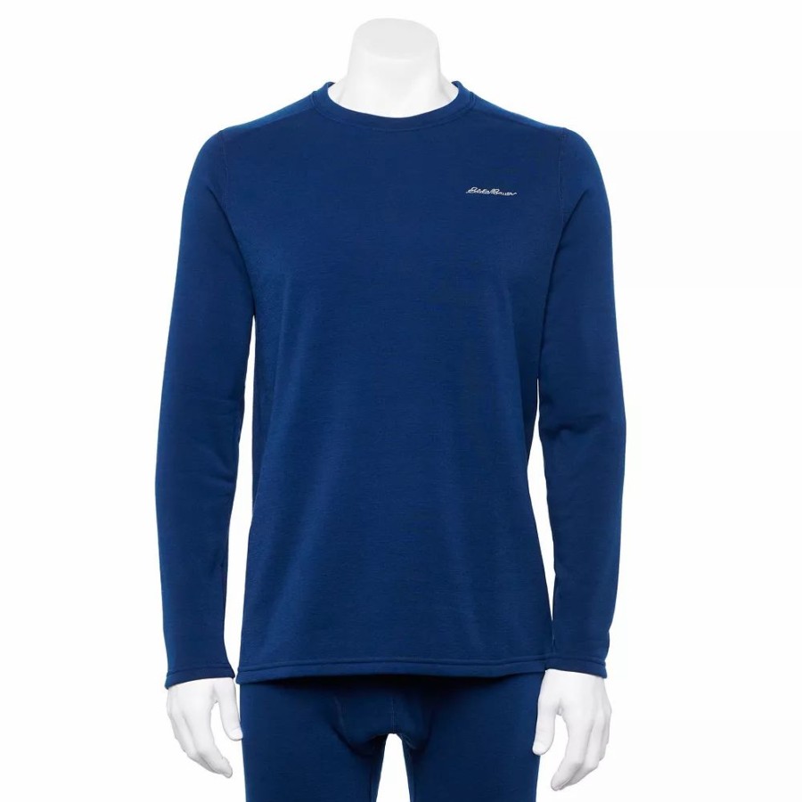 Underwear * | Men'S Eddie Bauer Heavyweight Base Layer Fleece Wool-Blend Top