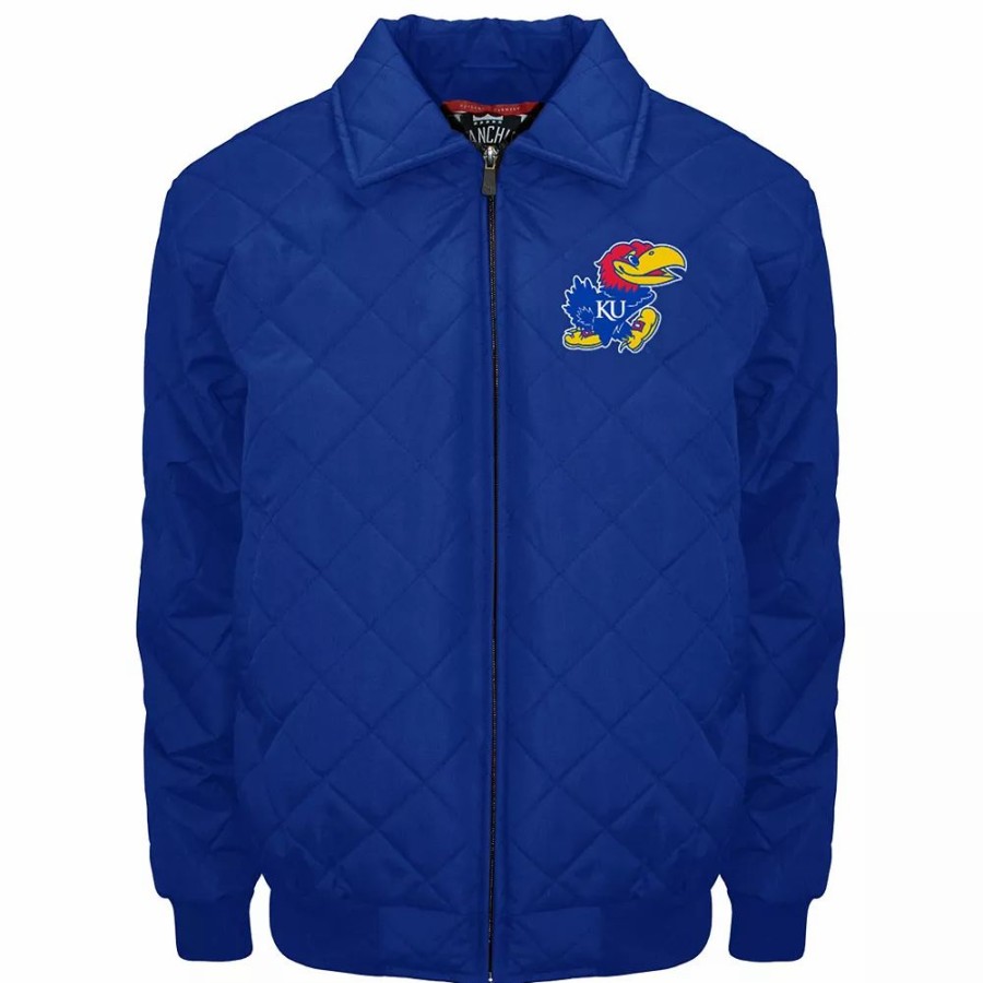 Outerwear * | Men'S Franchise Club Kansas Jayhawks Clima Jacket