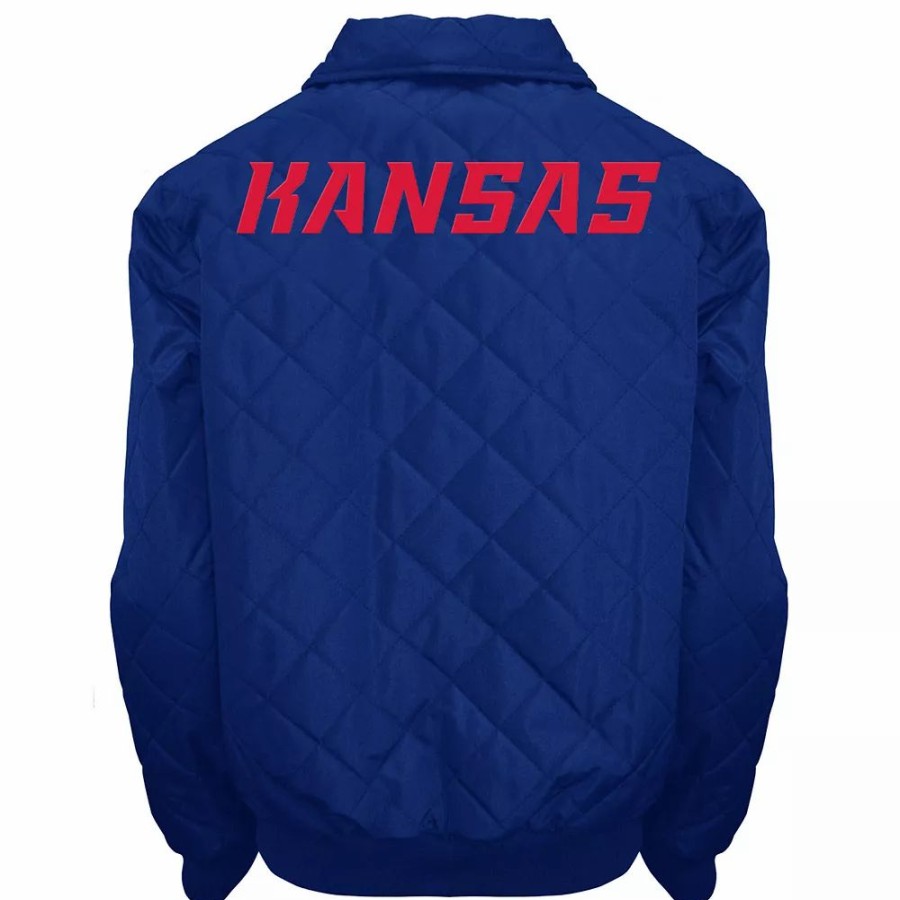 Outerwear * | Men'S Franchise Club Kansas Jayhawks Clima Jacket