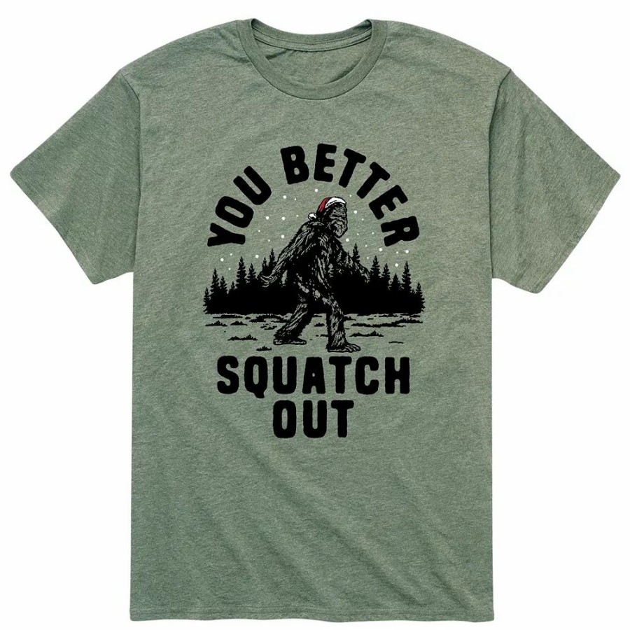 Tops * | Men'S You Better Squatch Out Tee