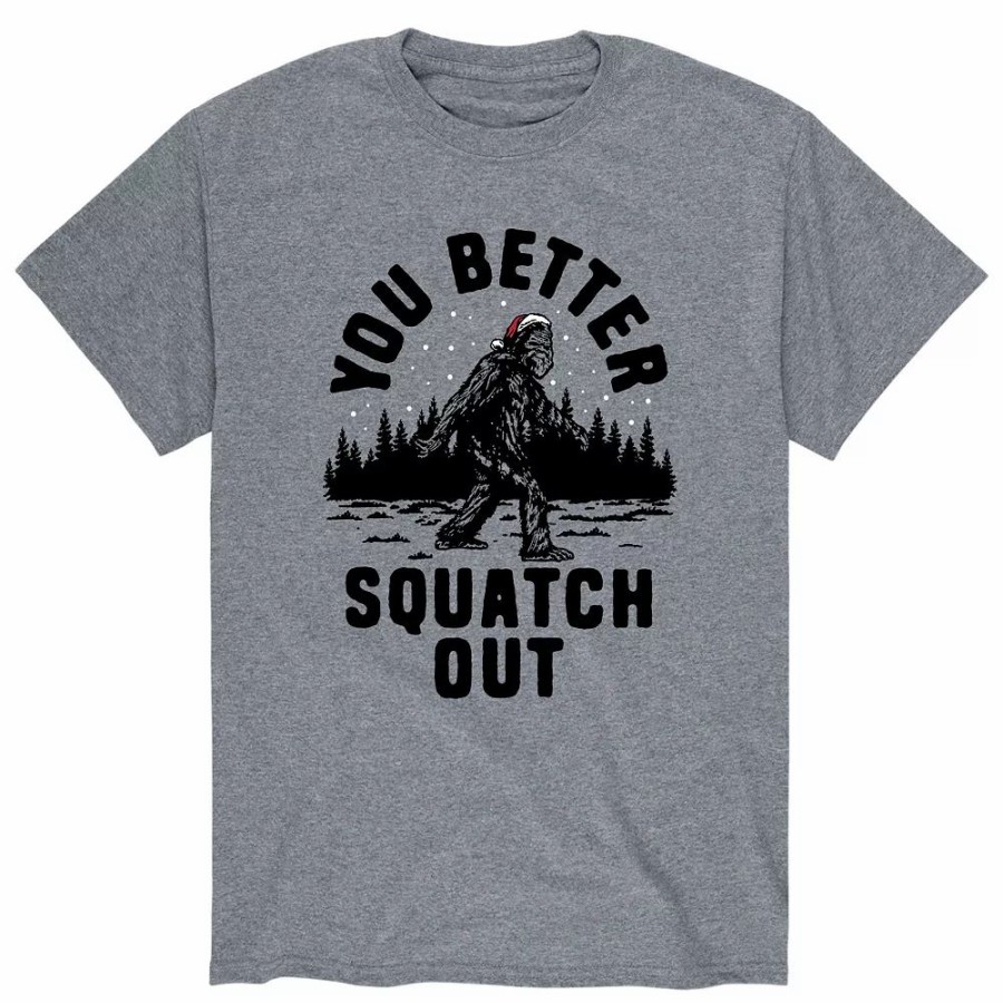 Tops * | Men'S You Better Squatch Out Tee