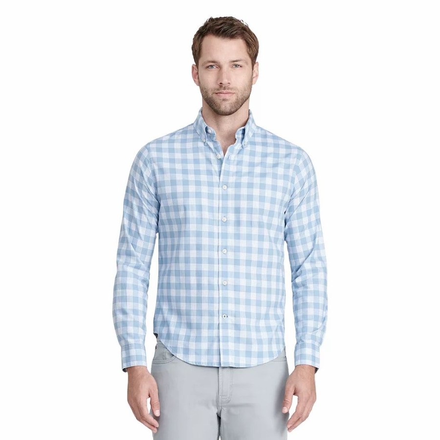 Tops * | Men'S Izod Saltwater Button-Down Shirt