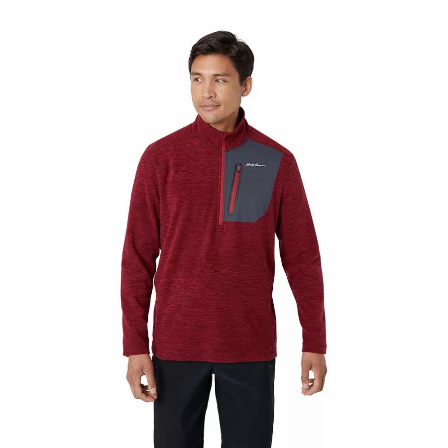 Tops * | Men'S Eddie Bauer Cloud Quarter Zip Pullover