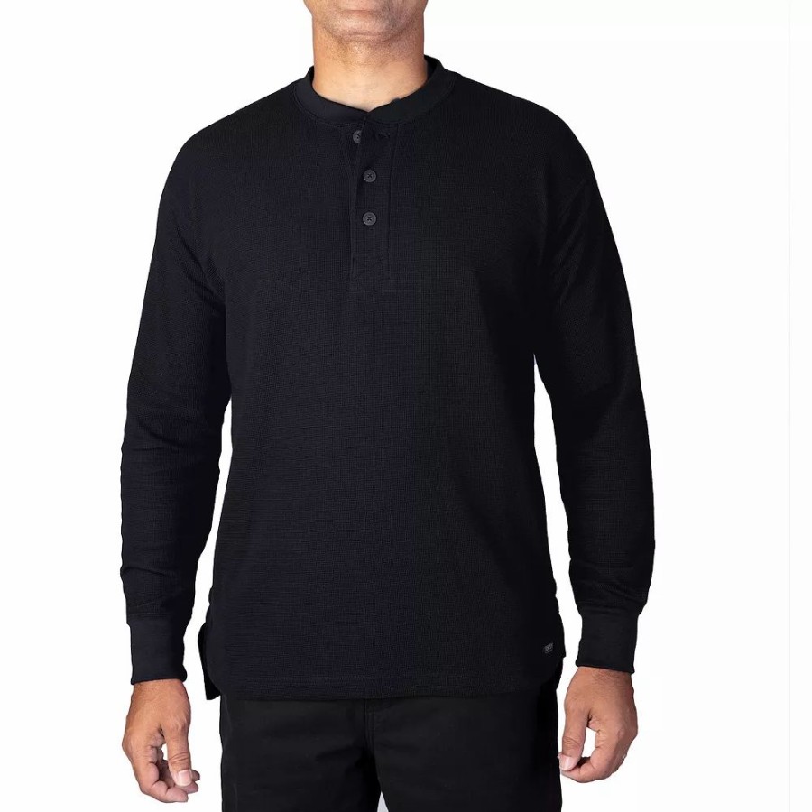 Tops * | Men'S Smith'S Workwear Mini-Thermal Knit Henley