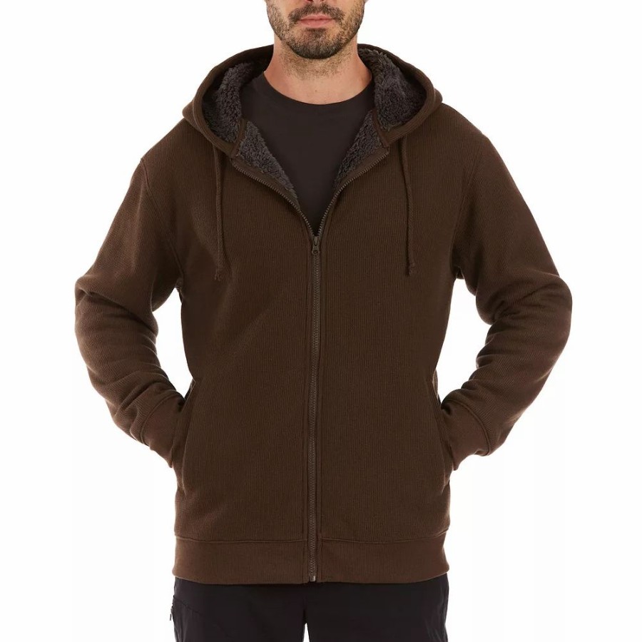 Outerwear * | Men'S Smith'S Workwear Hooded Sherpa-Lined Thermal Jacket