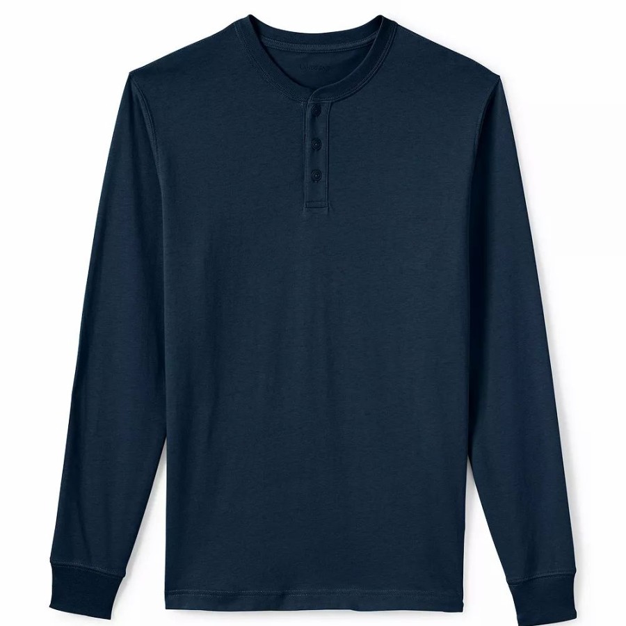 Tops * | Men'S Lands' End Super-T Henley