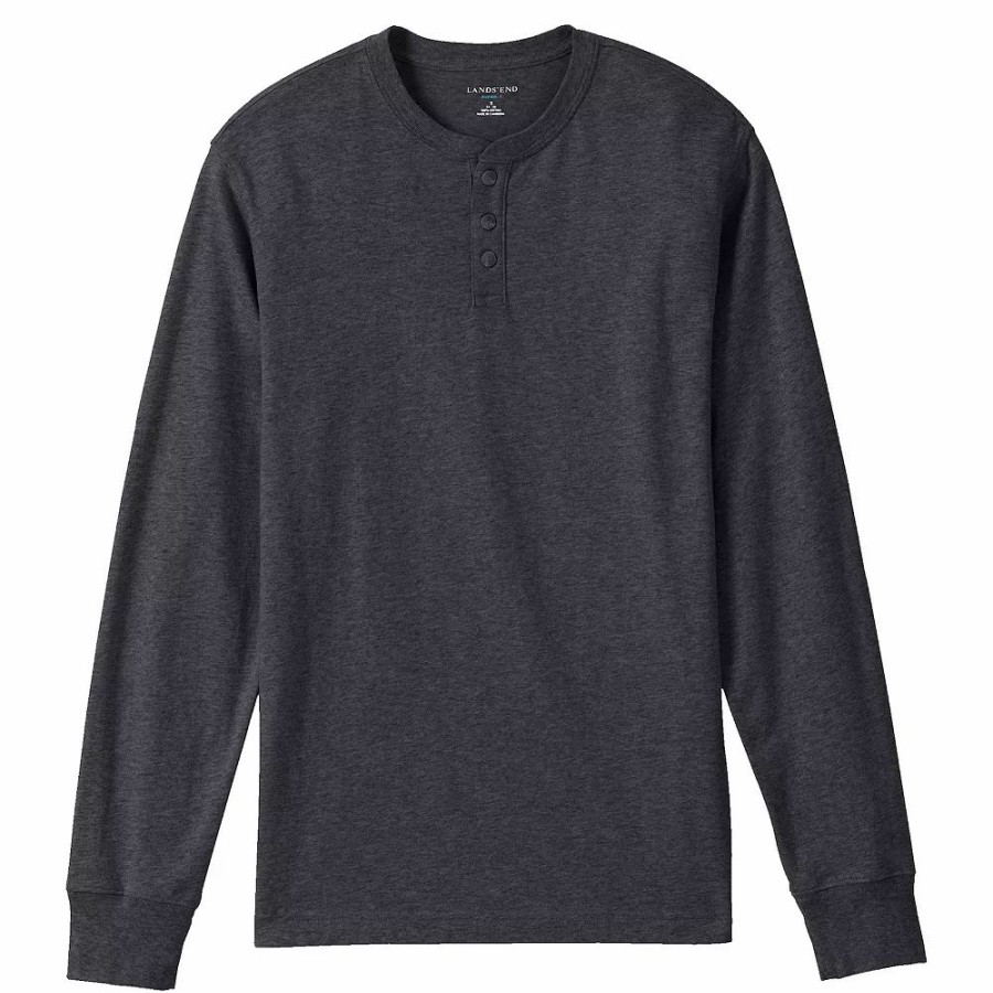 Tops * | Men'S Lands' End Super-T Henley