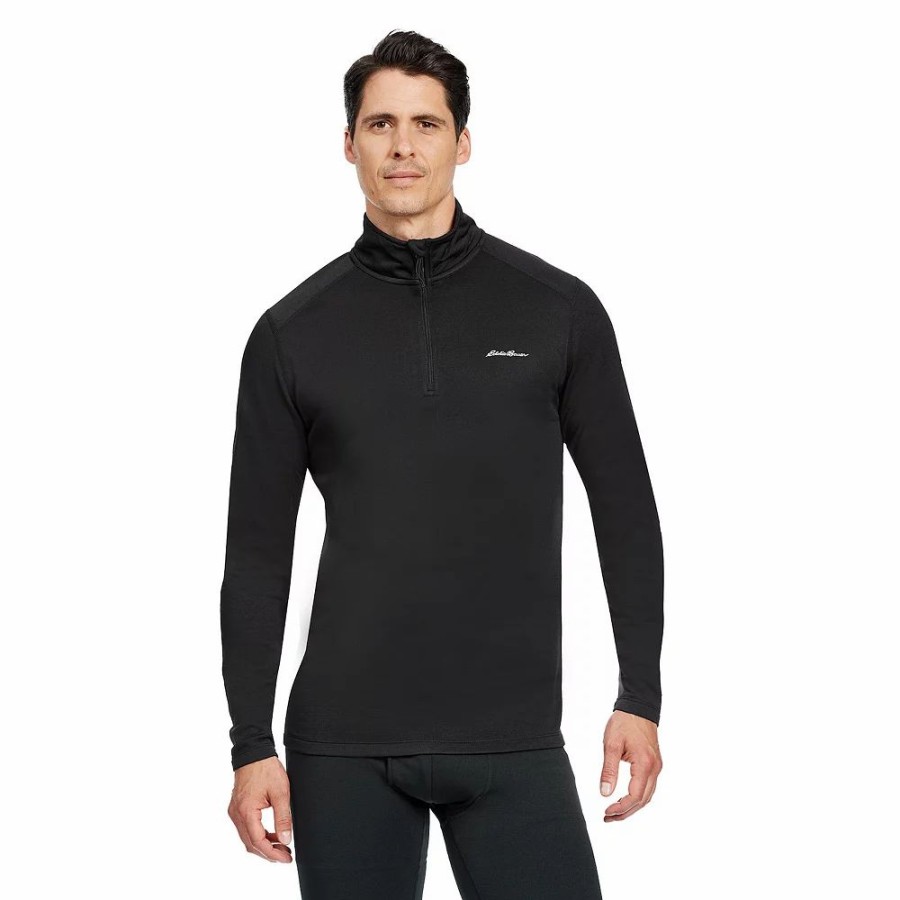 Underwear * | Men'S Eddie Bauer Baselayer Quarter-Zip Top