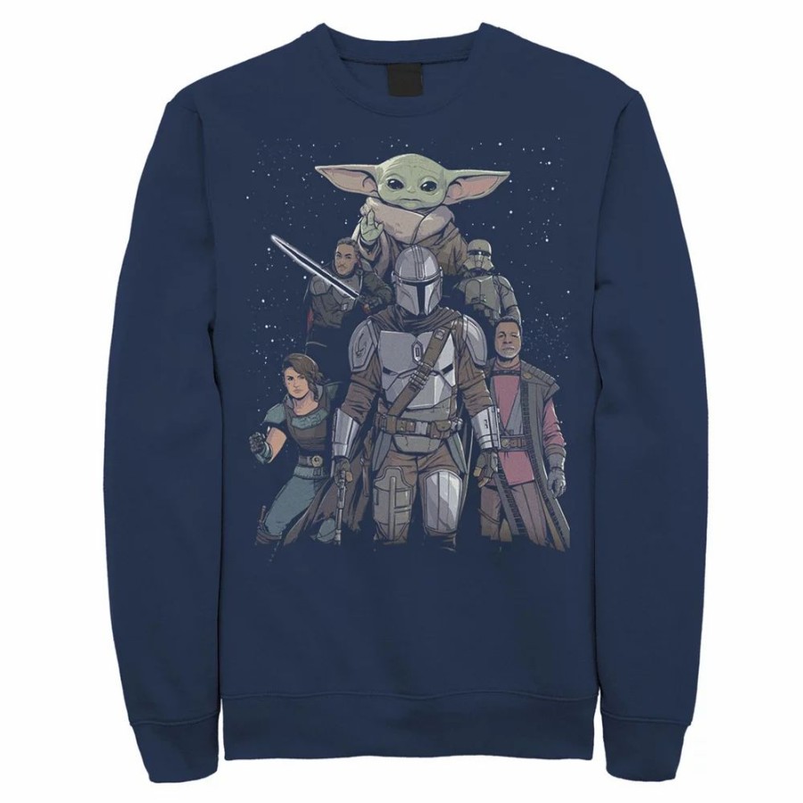 Tops * | Men'S Star Wars: The Mandalorian Movie Poster Sweatshirt