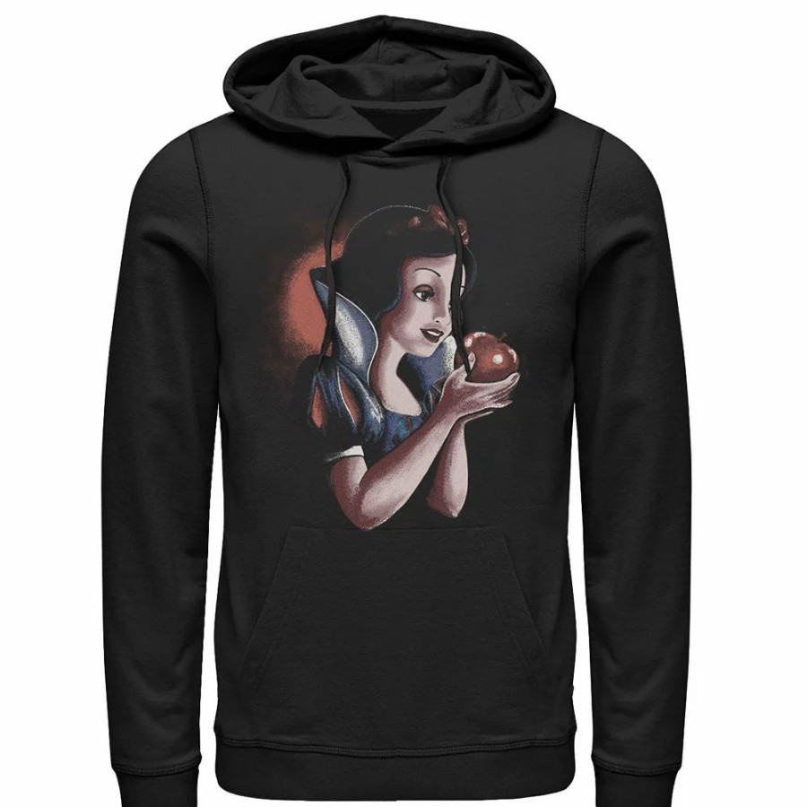 Tops * | Men'S Disney Snow White Distressed Apple Portrait Hoodie