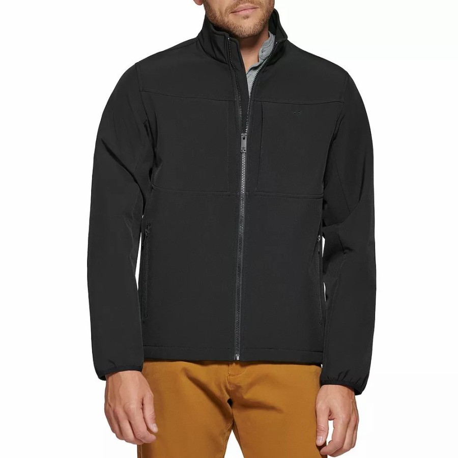 Outerwear * | Men'S Dockers Softshell Stand Collar Jacket