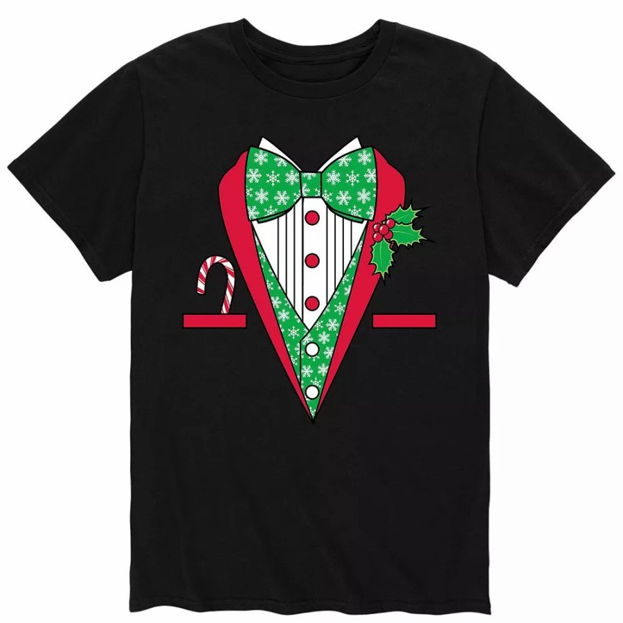 Tops * | Men'S Christmas Tuxedo Tee