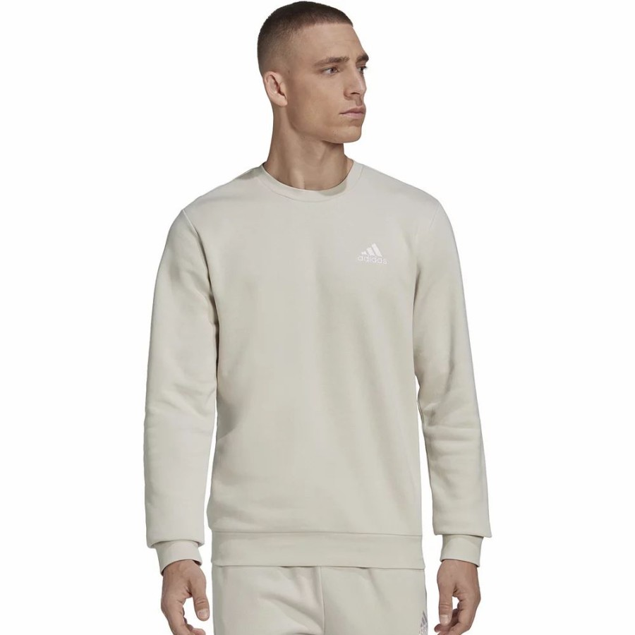 Tops * | Men'S Adidas Feel Cozy Fleece Sweatshirt