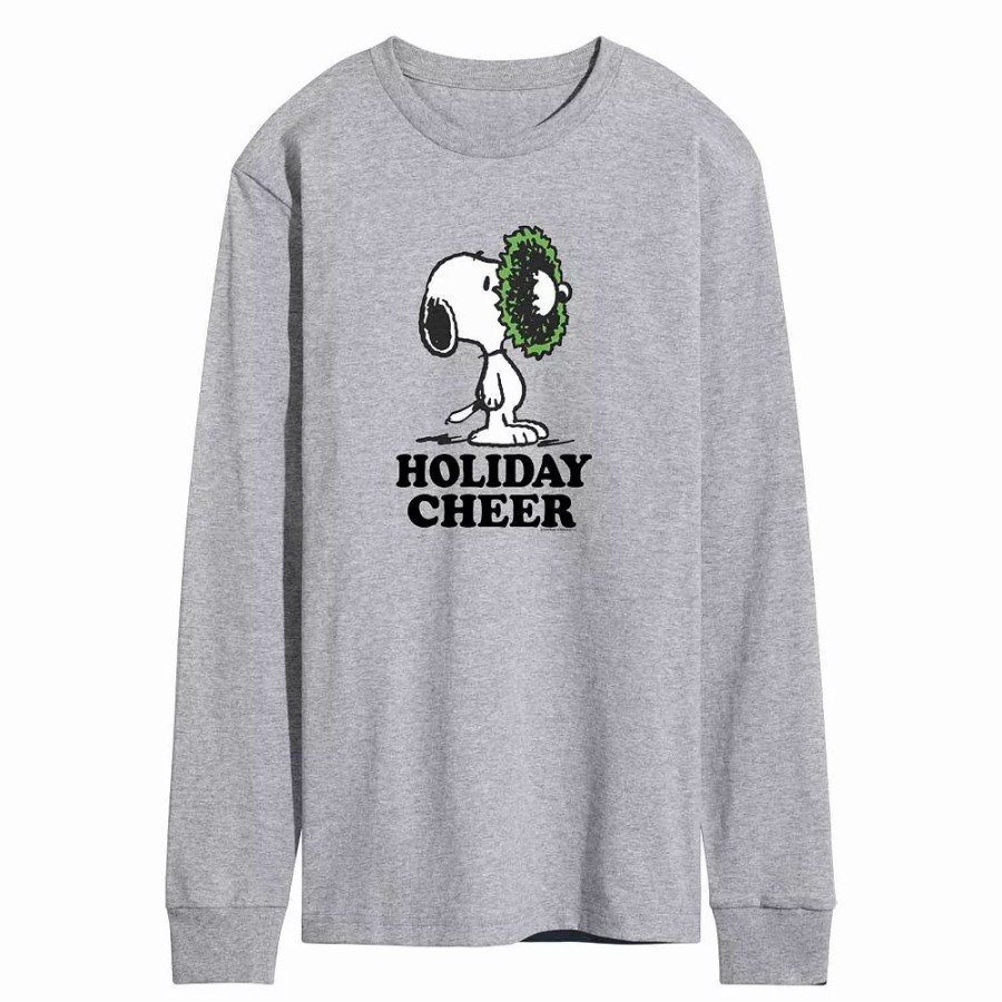 Tops * | Men'S Peanuts Holiday Tee