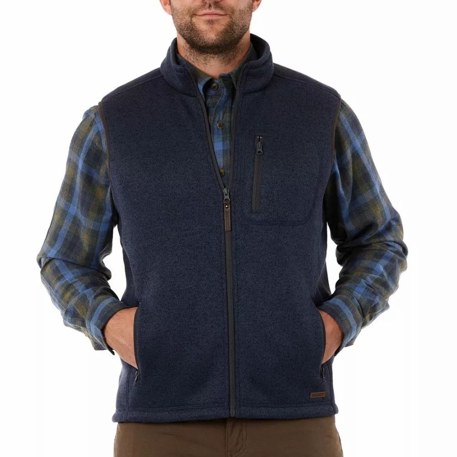 Outerwear * | Men'S Smith'S Workwear Sherpa-Lined Sweater Fleece Vest