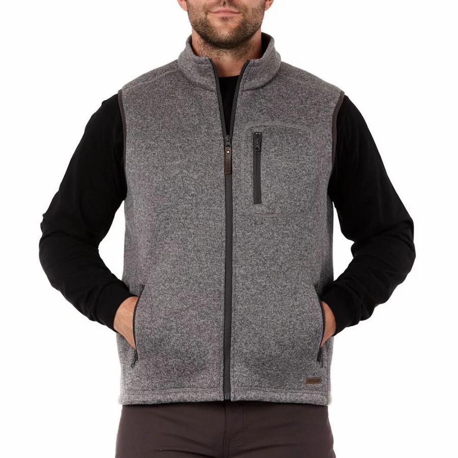 Outerwear * | Men'S Smith'S Workwear Sherpa-Lined Sweater Fleece Vest