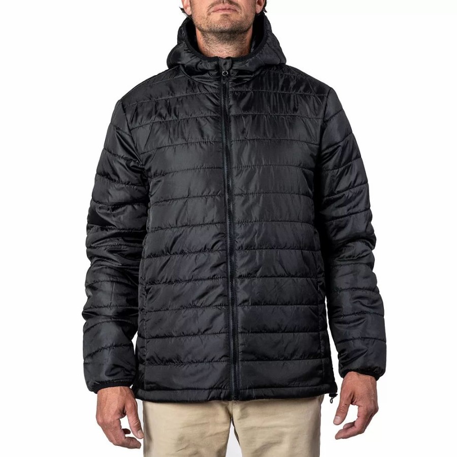 Outerwear * | Men'S Sonoma Goods For Life Hooded Puffy Jacket