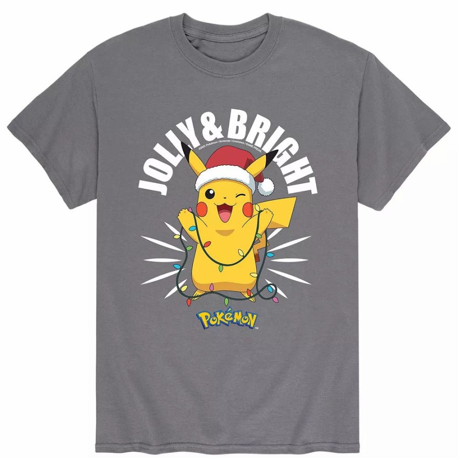 Tops * | Men'S Pokemon Jolly Bright Tee