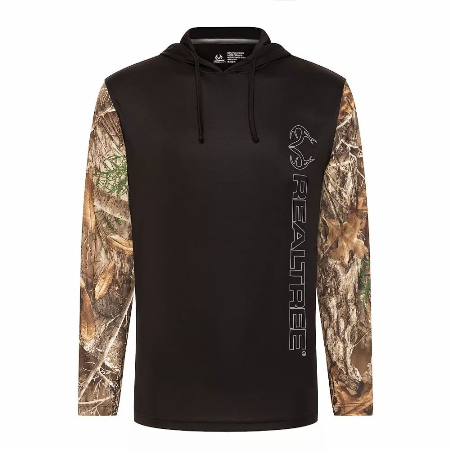 Tops * | Men'S Realtree Performance Edge Camo Hoodie