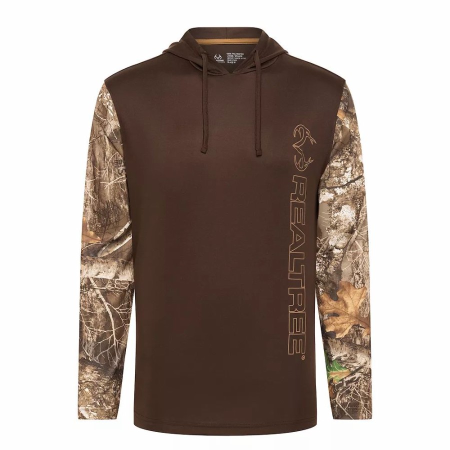 Tops * | Men'S Realtree Performance Edge Camo Hoodie