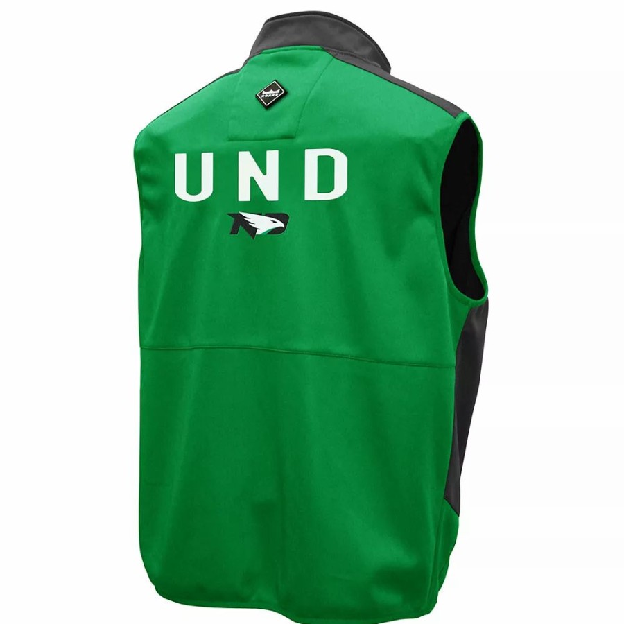 Outerwear * | Men'S Franchise Club North Dakota Fighting Hawks Peak Softshell Vest