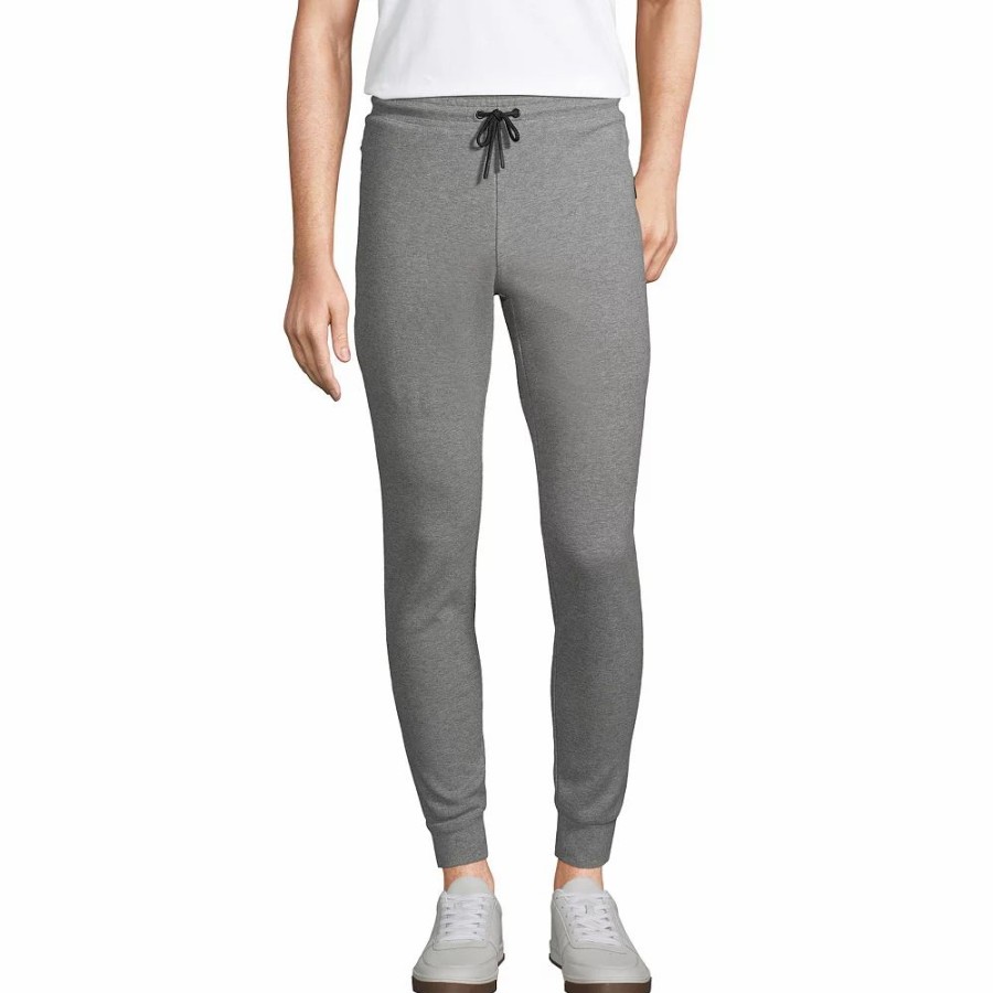 Bottoms * | Men'S Lands' End Slim-Fit Performance Sweat Pants