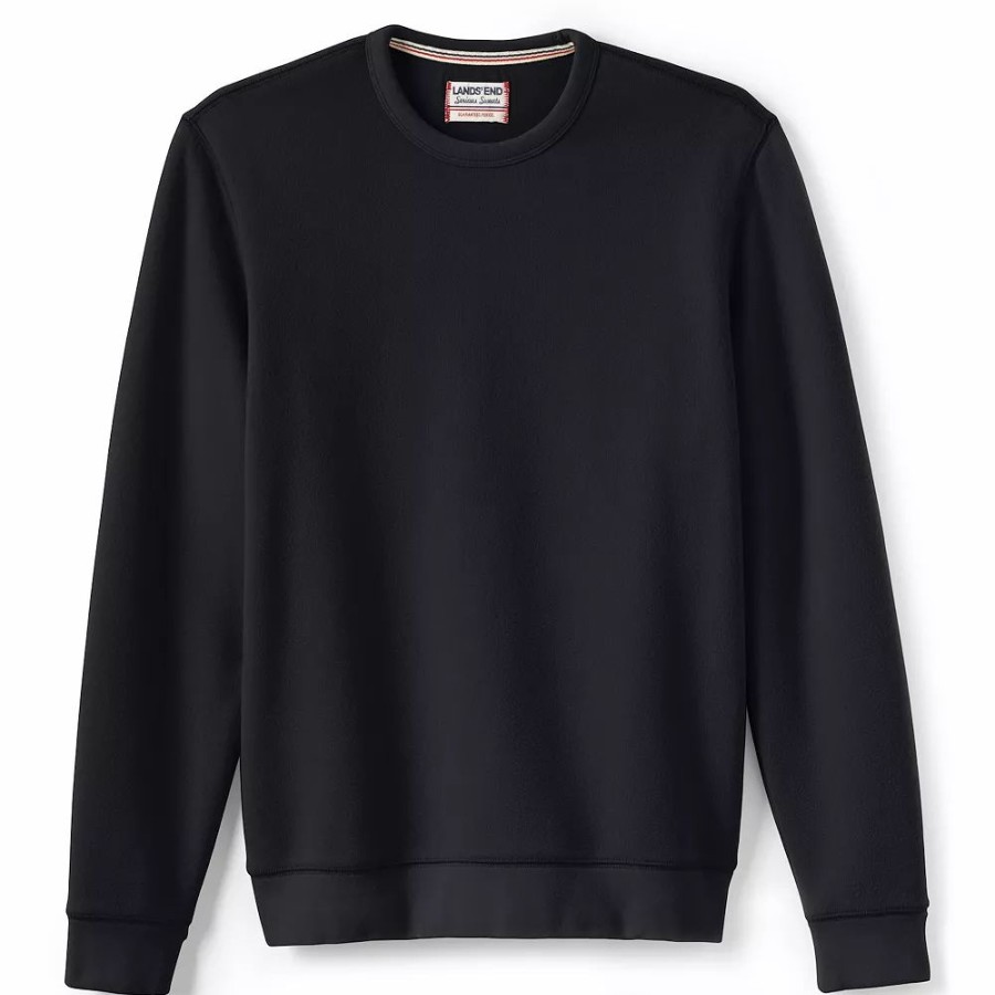 Tops * | Big & Tall Lands' End Serious Sweats Crewneck Sweatshirt