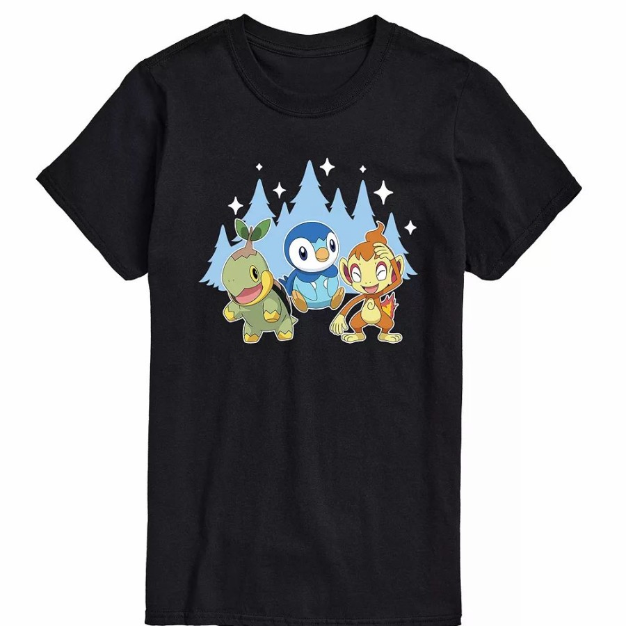 Tops * | Big & Tall Pokemon Sinnoh Group Tee