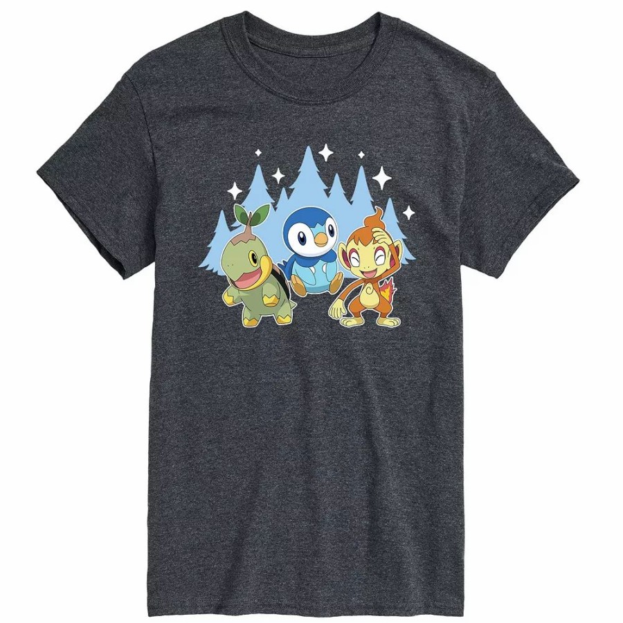 Tops * | Big & Tall Pokemon Sinnoh Group Tee