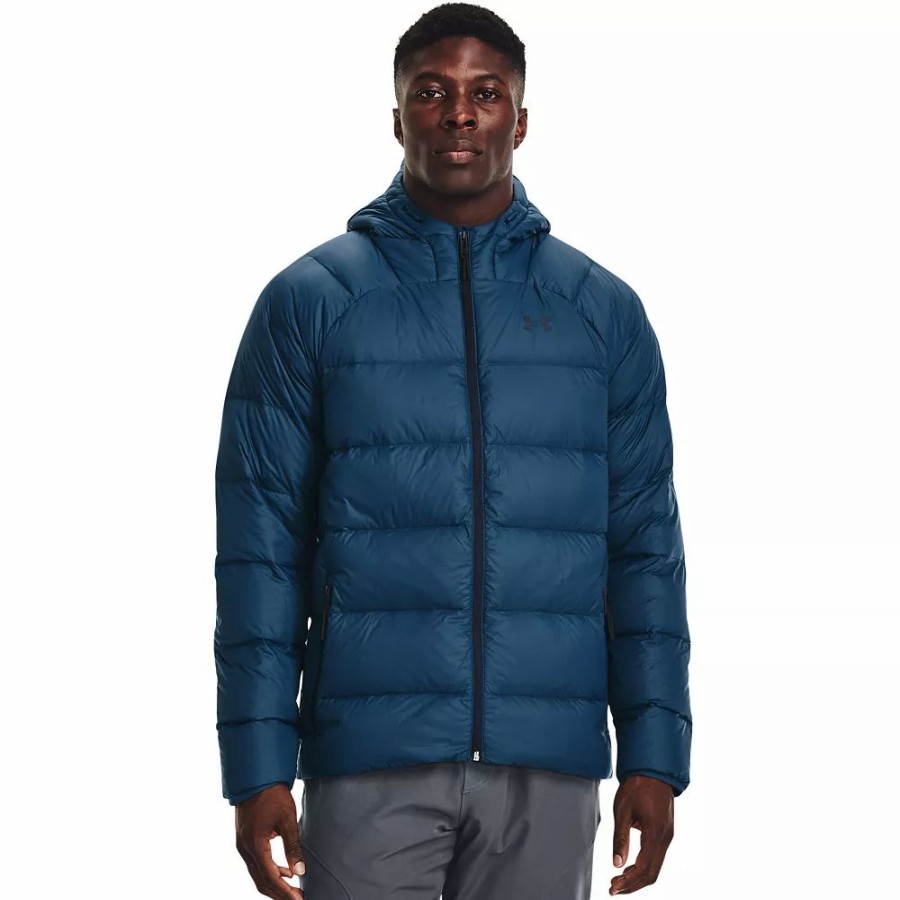 Outerwear * | Men'S Under Armour Down Hooded Jacket