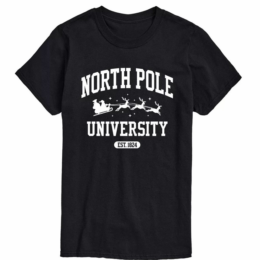 Tops * | Big & Tall North Pole University Tee