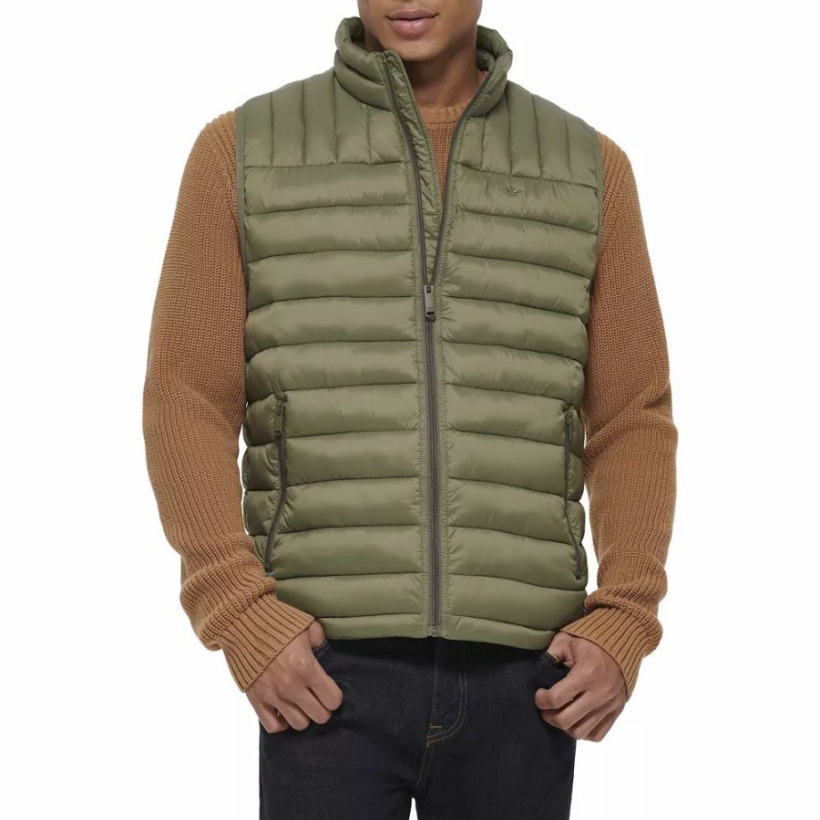 Outerwear * | Men'S Dockers Quilted Puffer Vest