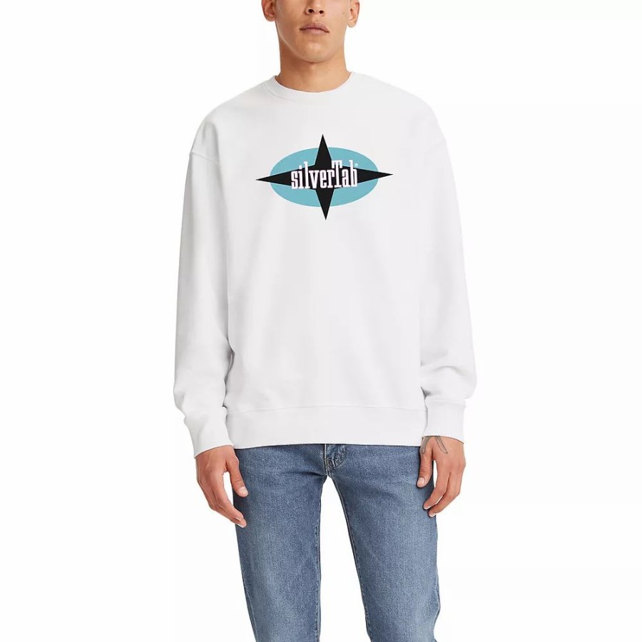 Tops * | Men'S Levi'S Silver Tab Relaxed Graphic Sweatshirt